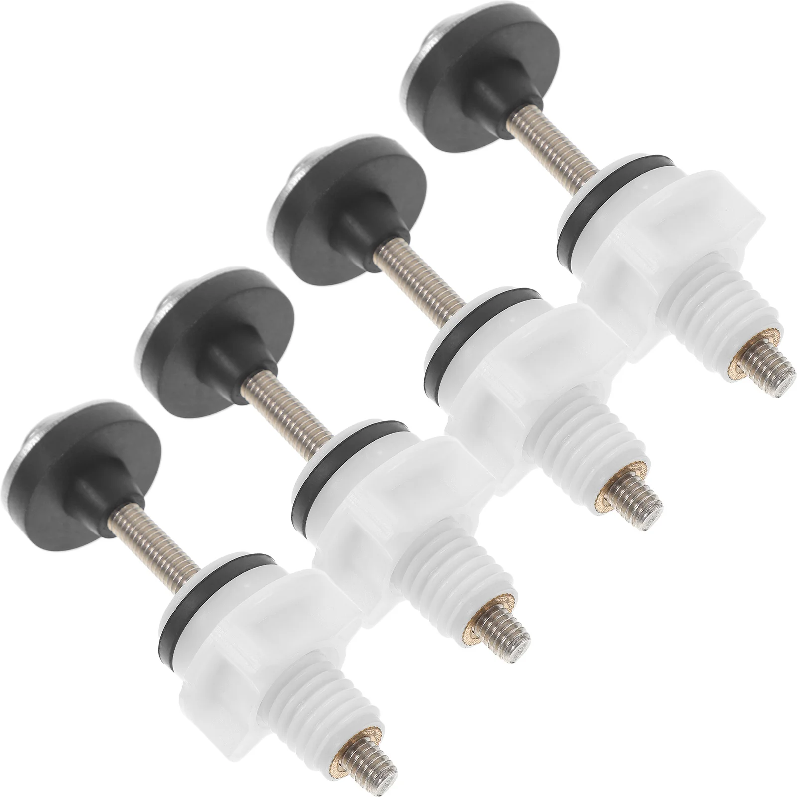 

4Pcs Stainless Steel Toilet Seat Screws Bolts Replacement Fixing Parts Universal Mounting Installation Accessories