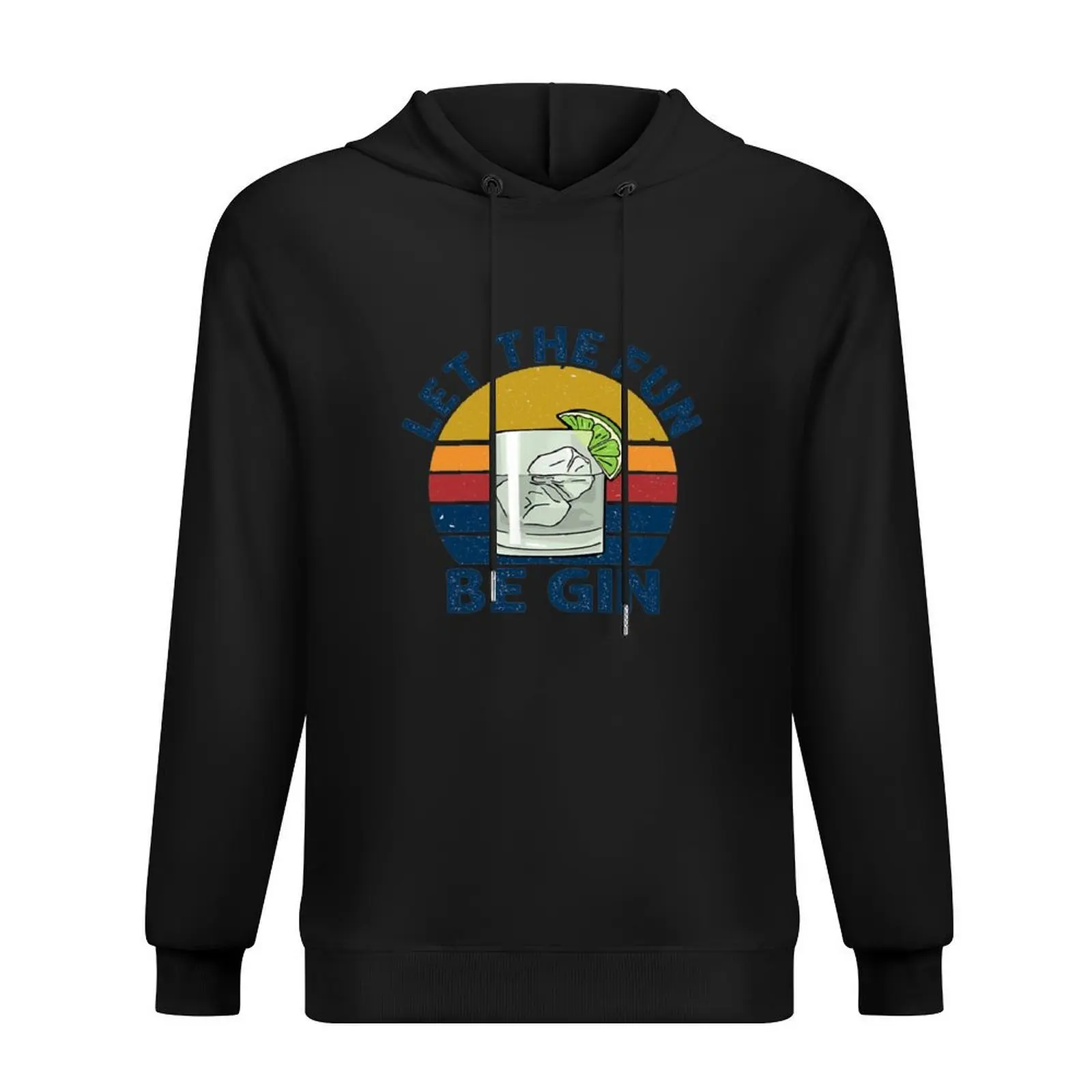 Sudadera con capucha VINTAGE WINE LET THE FUN BE GIN, ropa de anime, suéter de invierno para hombre, ropa para hombre, Sudadera con capucha japonesa