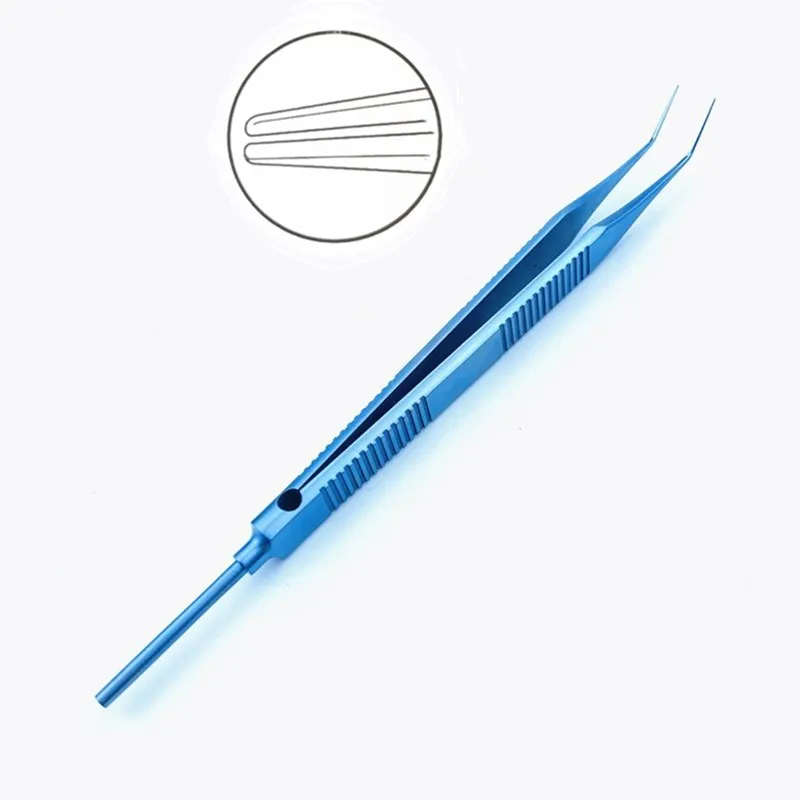 

Ophthalmic Lens Folding Forceps 140mm Ophthalmic Forceps Tweezers Titanium Alloy Eye Surgery Instrument