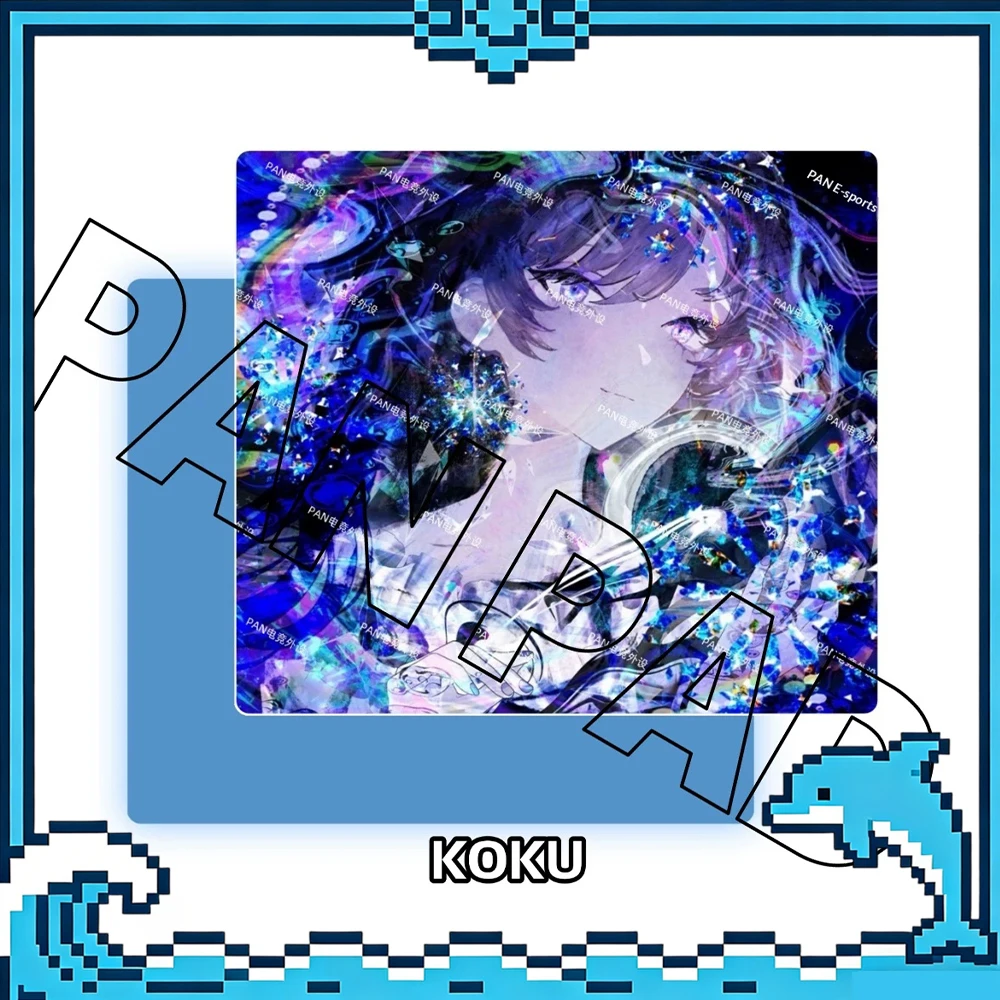 PAN Esports MITSUKI KOKU Glass Gaming Mousepad  FPS Both Control And Smooth Mouse Pad For VALORANT TTK CSGO PC Accessories Gifts