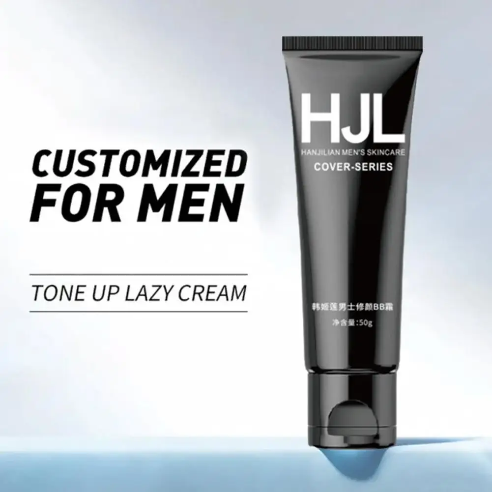 Correttore naturale BB Cream da uomo, idratante e nutriente, fondotinta sbiancante per il viso, crema tonificante, correttore pigro, regali