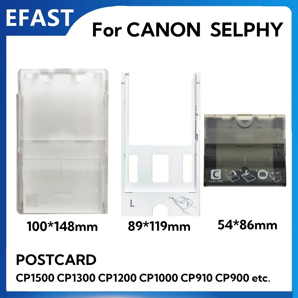 3 Inch Paper C Tray,6 inch P Tray Card Paper Cassette PCC-CP400 for Canon Selphy CP1300 CP1200 CP910 CP1500 Photo Printer