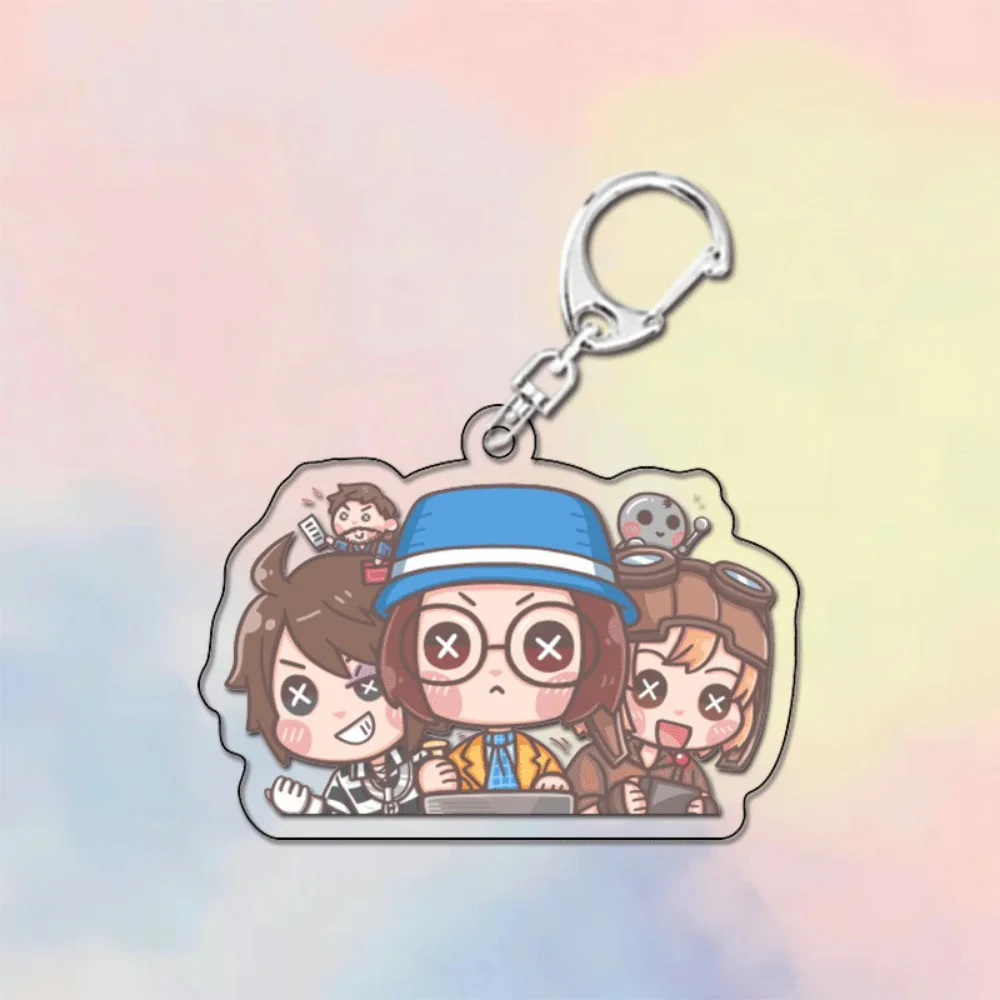 Cute Game IdentityV Acrylic Fifth Personality Figure Pendant Key Chain Key Ring Cosplay Jewelry Accessories Kids Gift