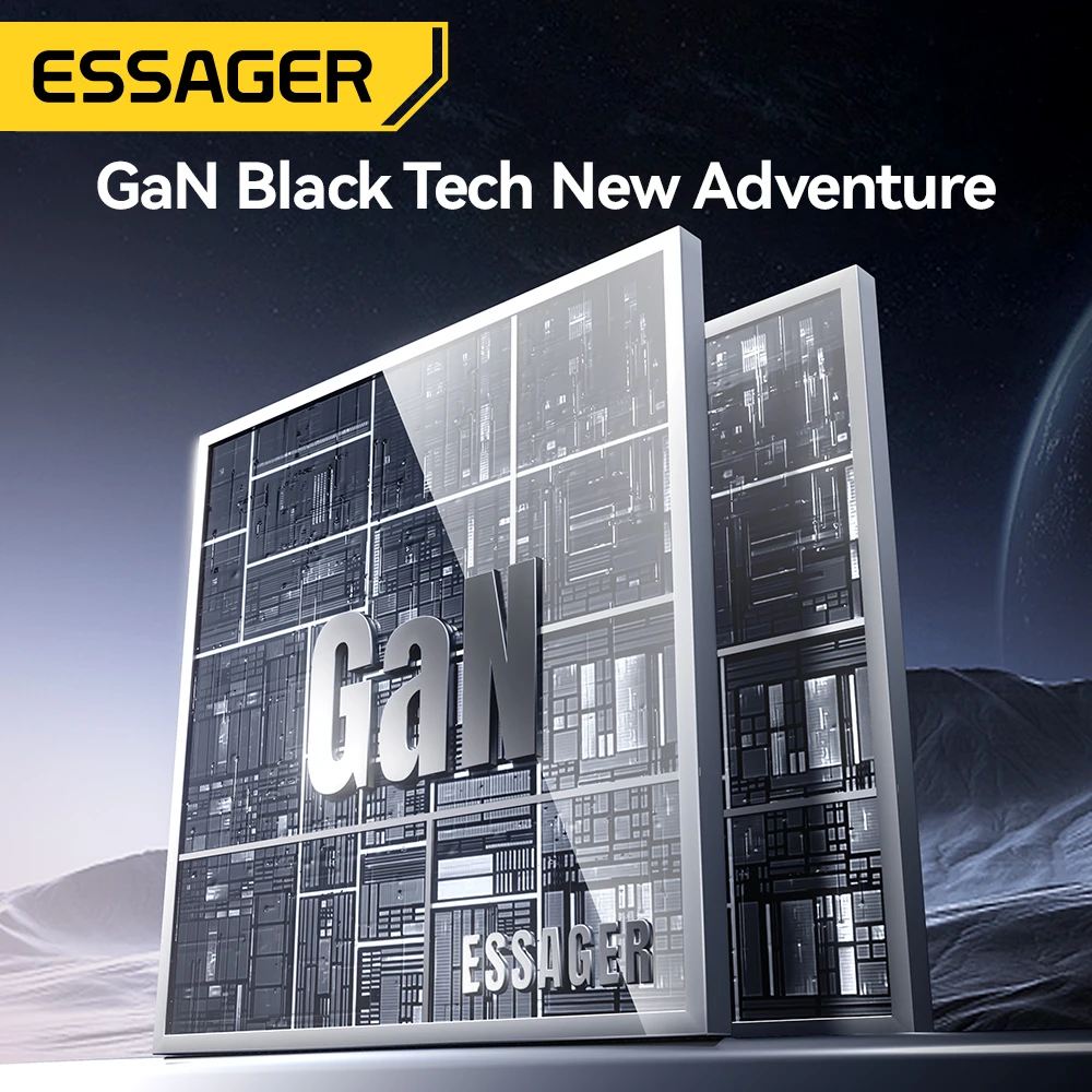 Essager 33 واط GaN شاحن USB شحن سريع PD3.0 شاشة ديجيتال USB نوع-C شاحن آيفون شاومي سامسونج هواوي شاحن الهاتف