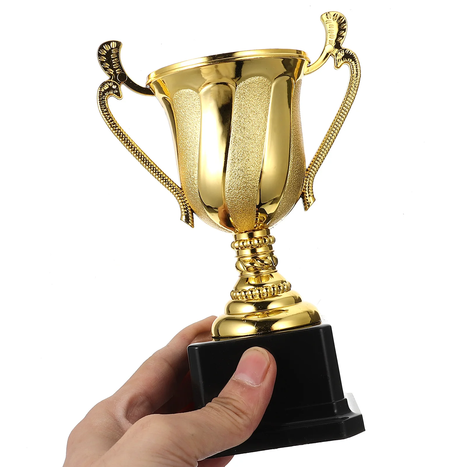 

Chic Children Trophy Gold Plastic Trophies for Kids Decorative Awards Multi-Function Sports Trophy Desktop Prize