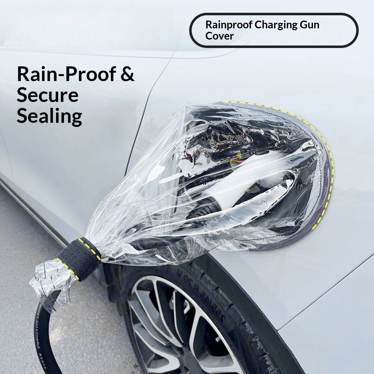 Carregador à prova d'água capa de chuva carro elétrico caixa de controle à prova de poeira saco à prova d'água plug row motor veículo plug protetor ao ar livre