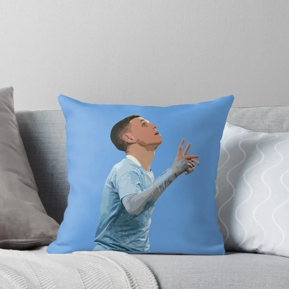 

Phil foden Throw Pillow christmas pillowcases Pillow Covers Decorative pillow