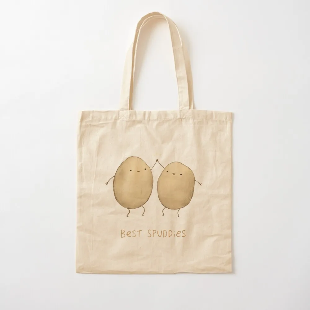 أفضل حقيبة Spuddies Tote Bag أكياس الحلوى أكياس بيئية حقيبة قماش حمل حقائب امرأة 2025