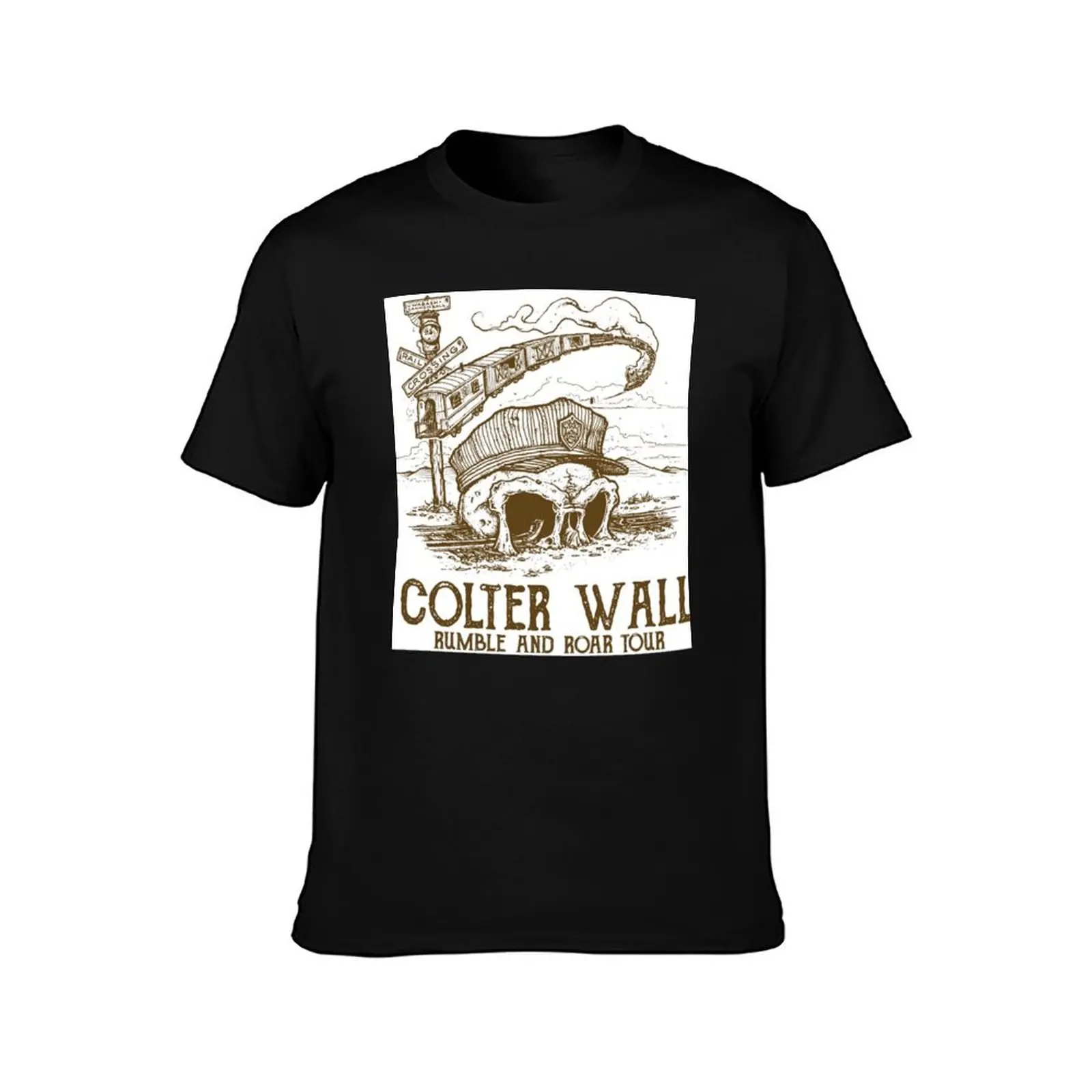 colter wall rumble roar tour 2021 nekat12 T-Shirt Art Pattern Printed Casual Top T-Shirt