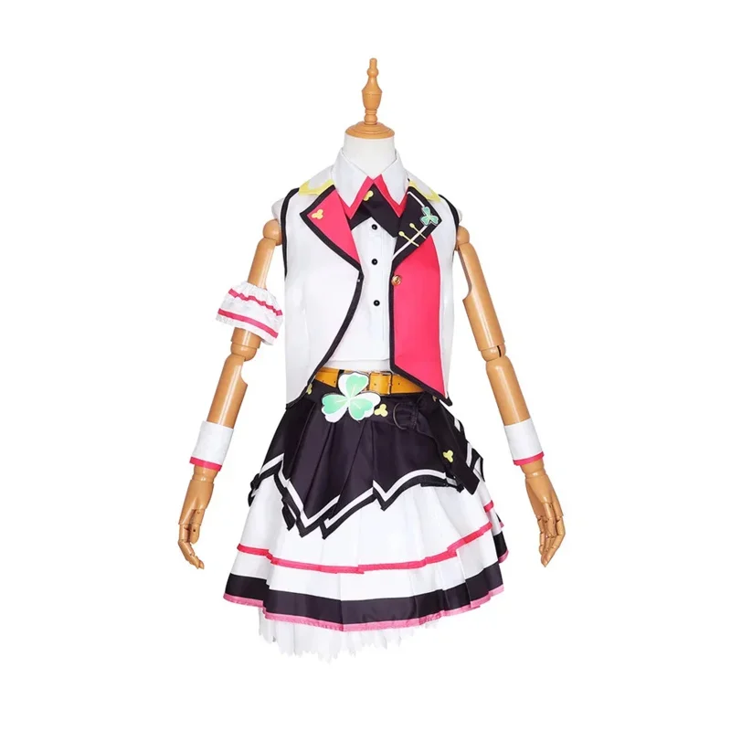 Proyecto de Anime Sekai más salto disfraz de Cosplay Airi Shizuki Kiritani Haruka Hanasato Minori peluca zapatos uniforme traje