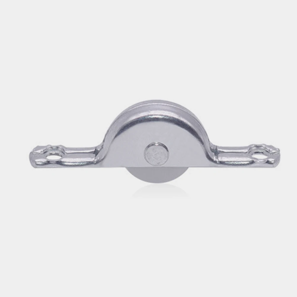 

10 Pcs Durable Galvanized Iron Plastic Wheel Closet Door Pulley Home Accessories Sliding Track Roller for Easy Smooth Movement