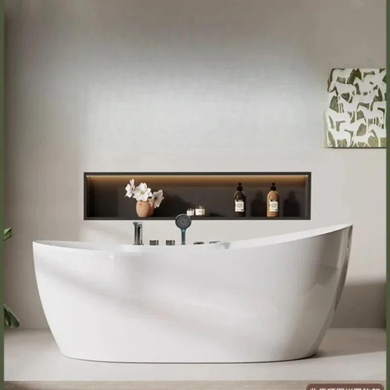 

Original and genuine surf jacuzzi household free-standing acrylic thermostatic bath with armrest