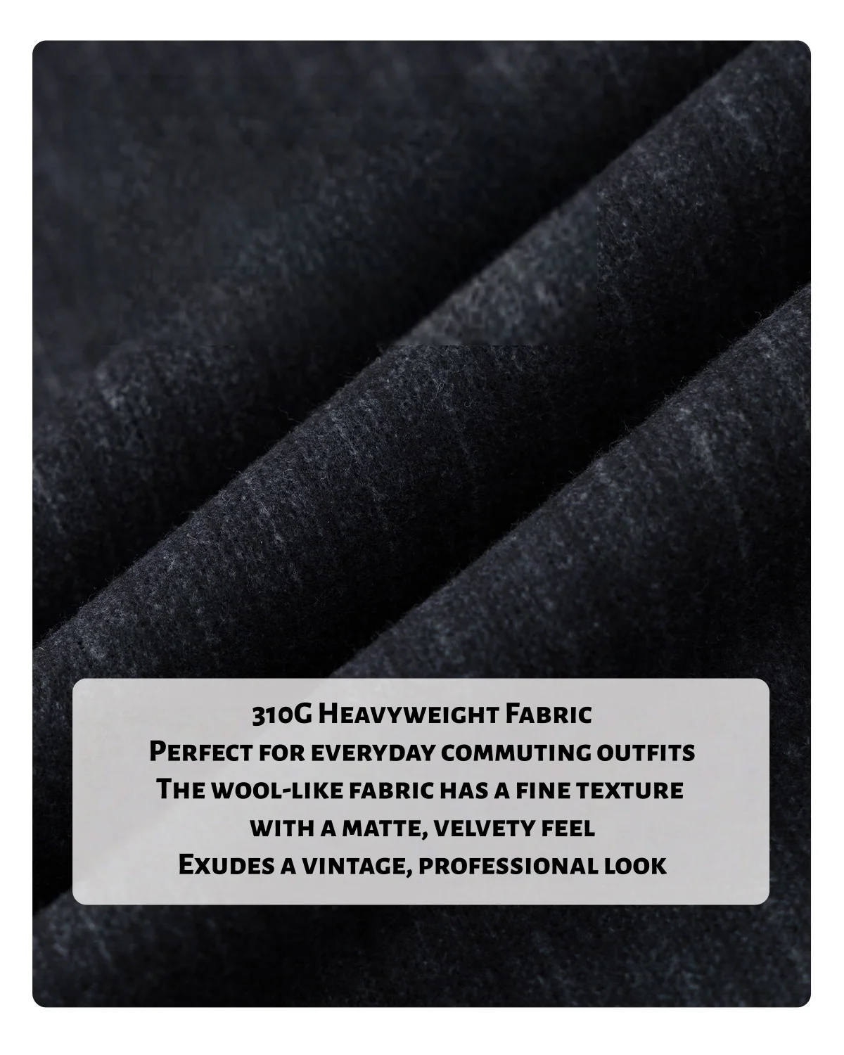 Heavyweight Wool-Look Casual Pants Men Warm Drapey Vertical-Striped Pleated Loose-Fit Suit Pants Autumn Winter