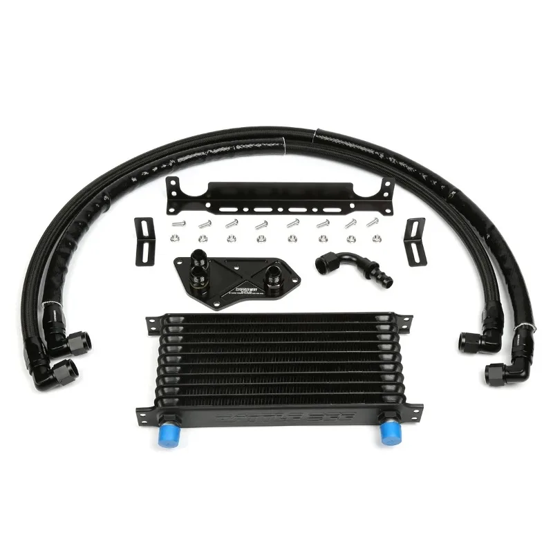 for BMW N20 N52 320i 316i 328i 3 Series F30 Engine  Adapter Oil RadiatorBlack Oil Cooler