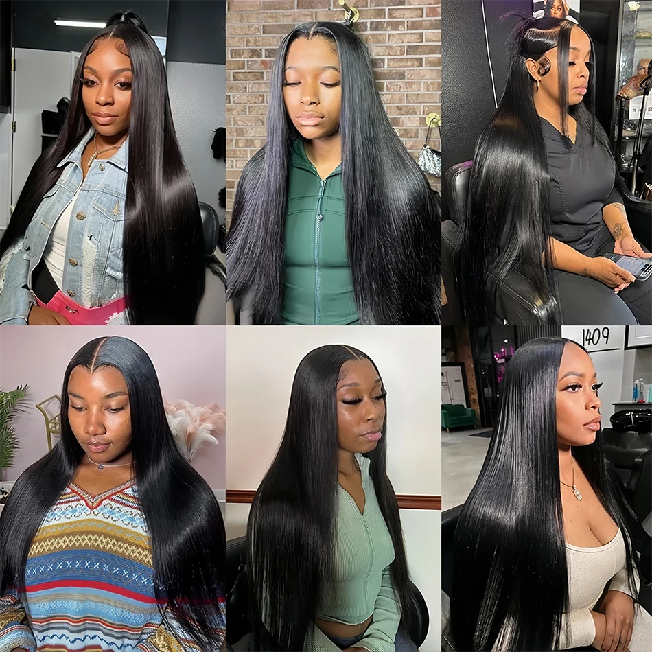 Ajunlele Hair Indian Straight Hair Bundles 10-30 Inch 100% Remy Human Hair Extensions Natural Black 1/2/3/4pcs Bundles For Women