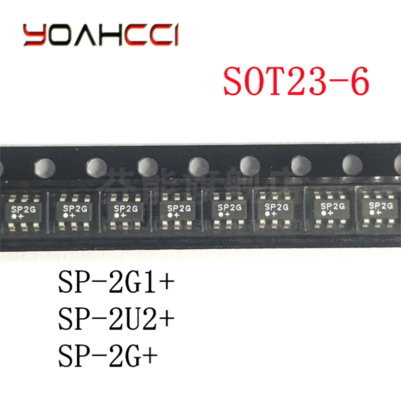 10PCS/Lot SP-2G1+ SP2G 、SP-2U2+ SP2U 、SP-2G+ SOT-23-6 original Power Divider chip