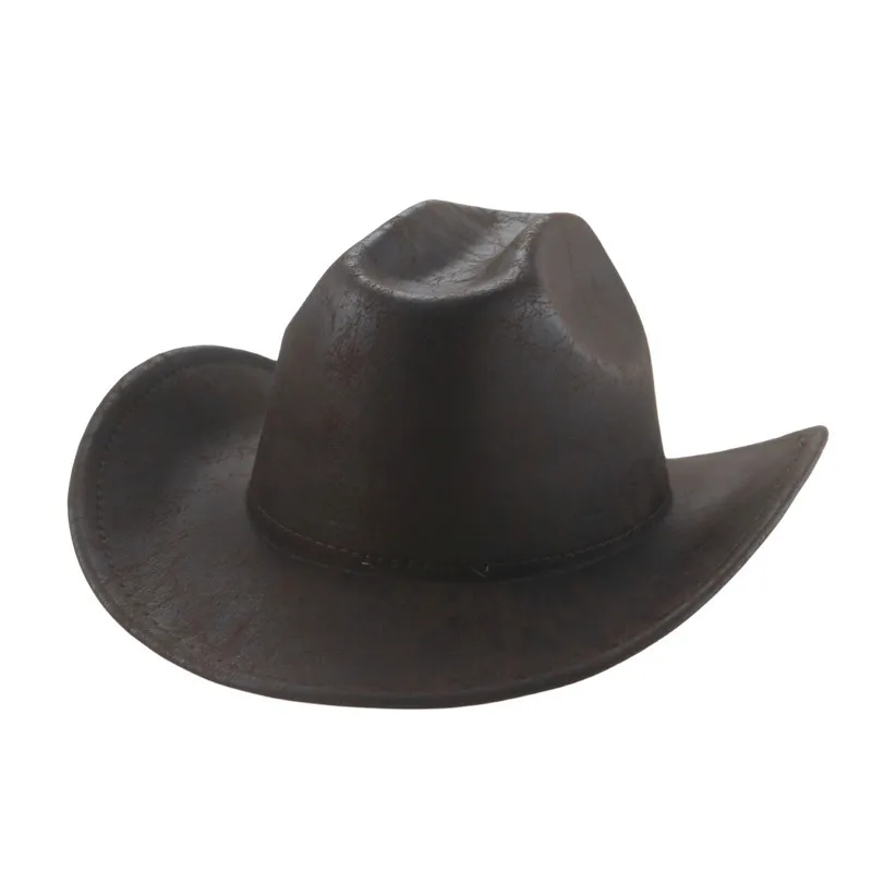 Grenz überschreitende Party Fedora Hut westlichen Cowboyhut Zylinder europäischen und amerikanischen Herren hut Filz Denim Zylinder Filz kappe große Krempe