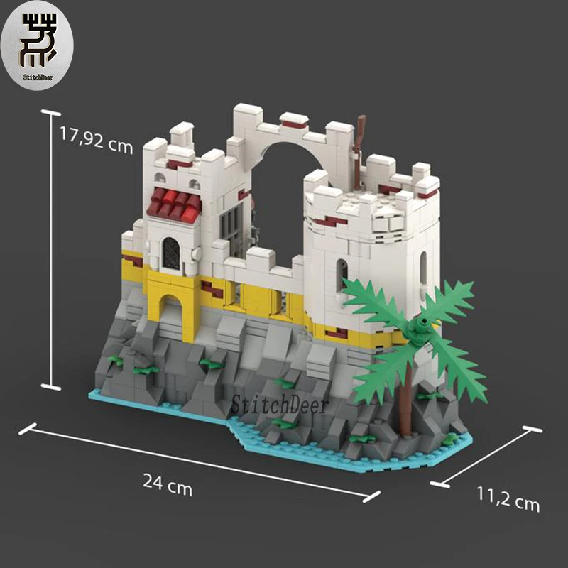 StitchDeer 726PCS MOC Broadside\'s Brig Remake Tower Block Assembling Model Building Block Toy Brick Children Birthday Gifts 6259