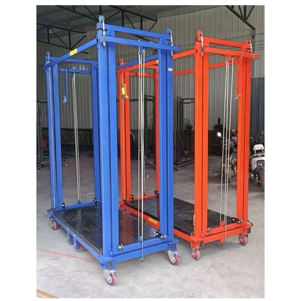 Electric scaffolding lift fully automatic folding wireless remote control