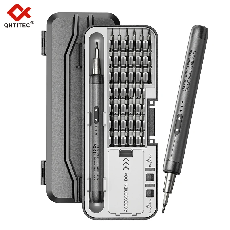 JCD-Juego de destornilladores eléctricos 38 en 1, destornilladores eléctricos inalámbricos inteligentes, juego de brocas recargables por USB, Mini taladro, herramientas eléctricas