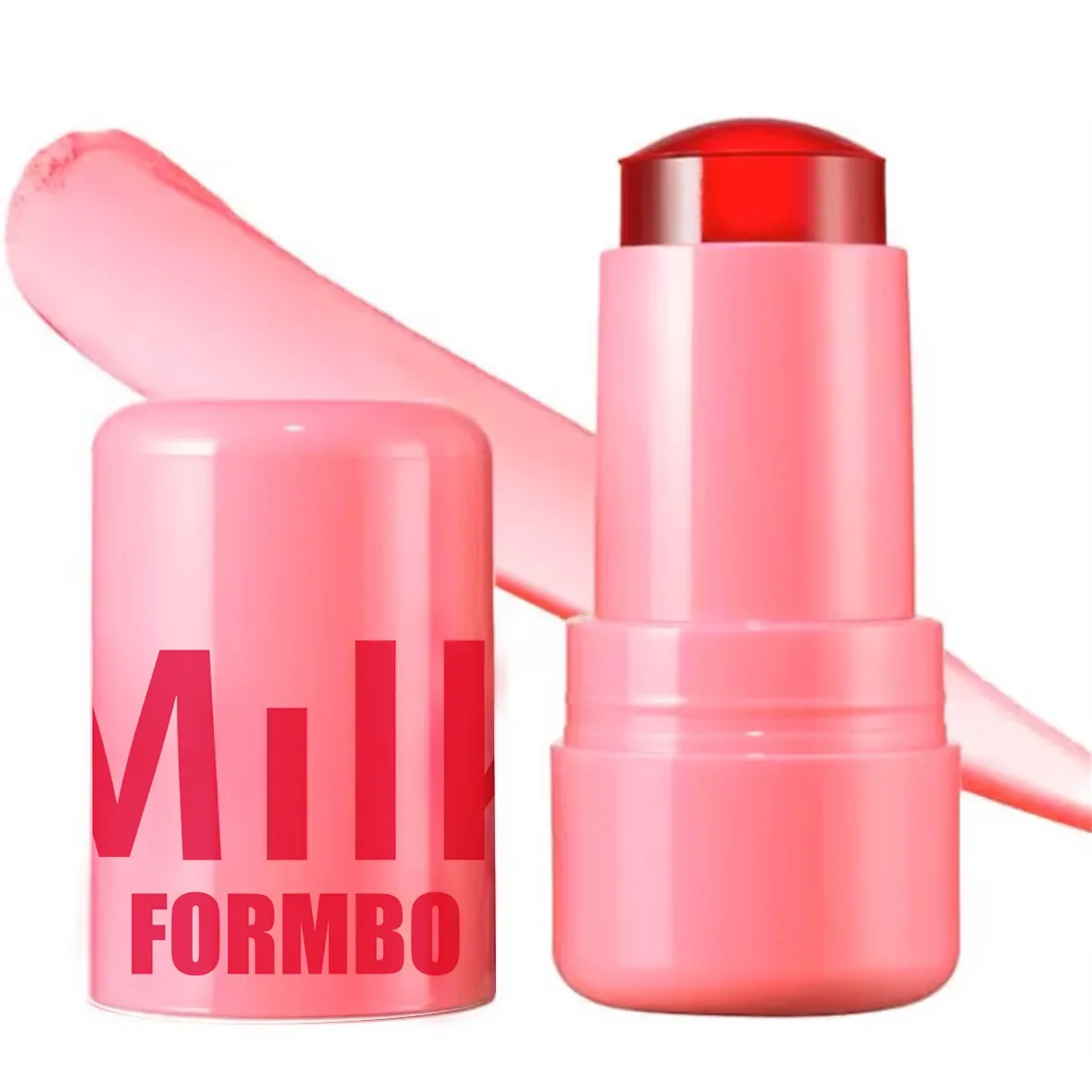 Jelly Bochecha Blush Lip Tint, Longa Duração Hidratada, Adesivo Blush, Brilho Labial, 2 em 1, 4 Cores, Contorno Facial, Maquiagem Rouge