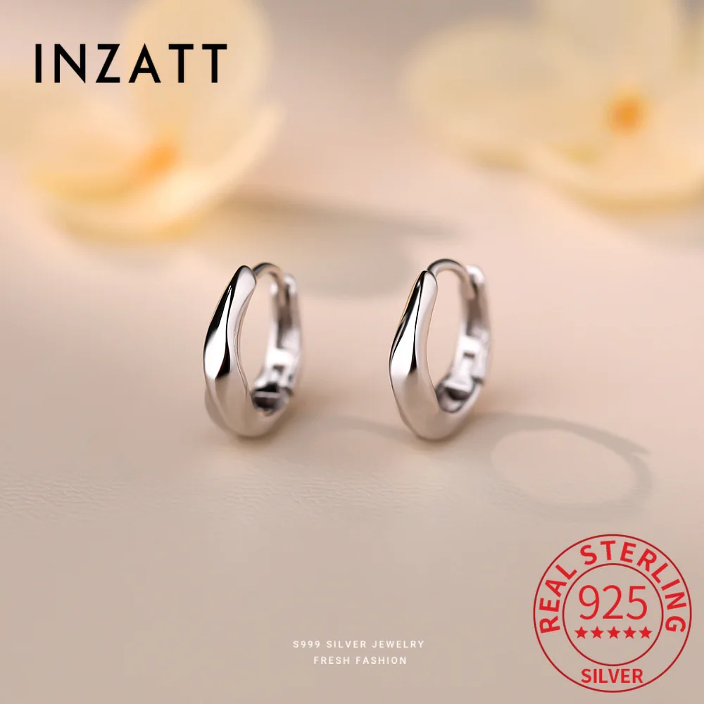 

SOFTPIG настоящее серебро 925 пробы круглые серьги-кольца Huggies для модных женщин классические ювелирные изделия минималистичные аксессуары