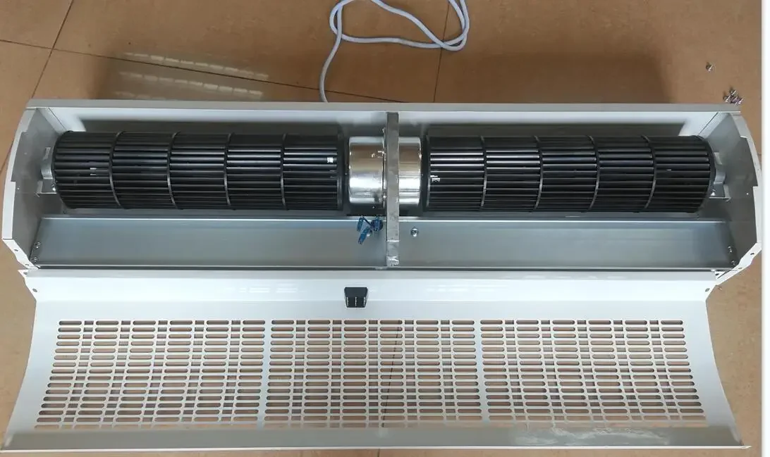 Air Curtain, Heating and Cooling, Commercial, Whisper-quiet Remote Control Air Curtain, Store Front Door, Crossflow Air Curtain