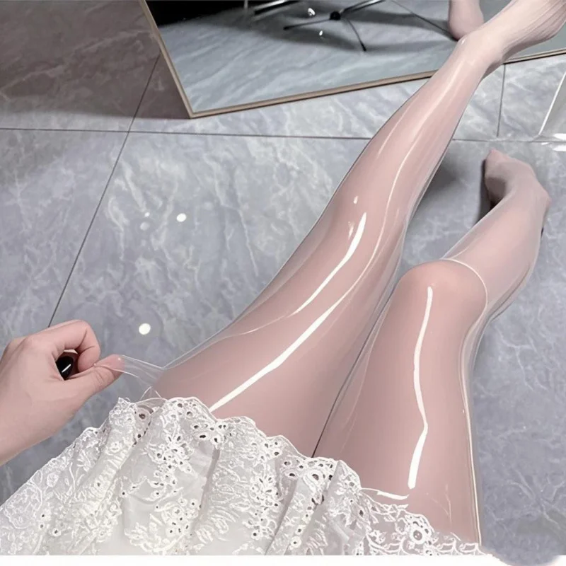 

Нейлоновые колготки 8D с эффектом блеска, сексуальные, шелковистые, высокой плотности, больших размеров, светоотражающие, устойчивые к зацепкам, оптом