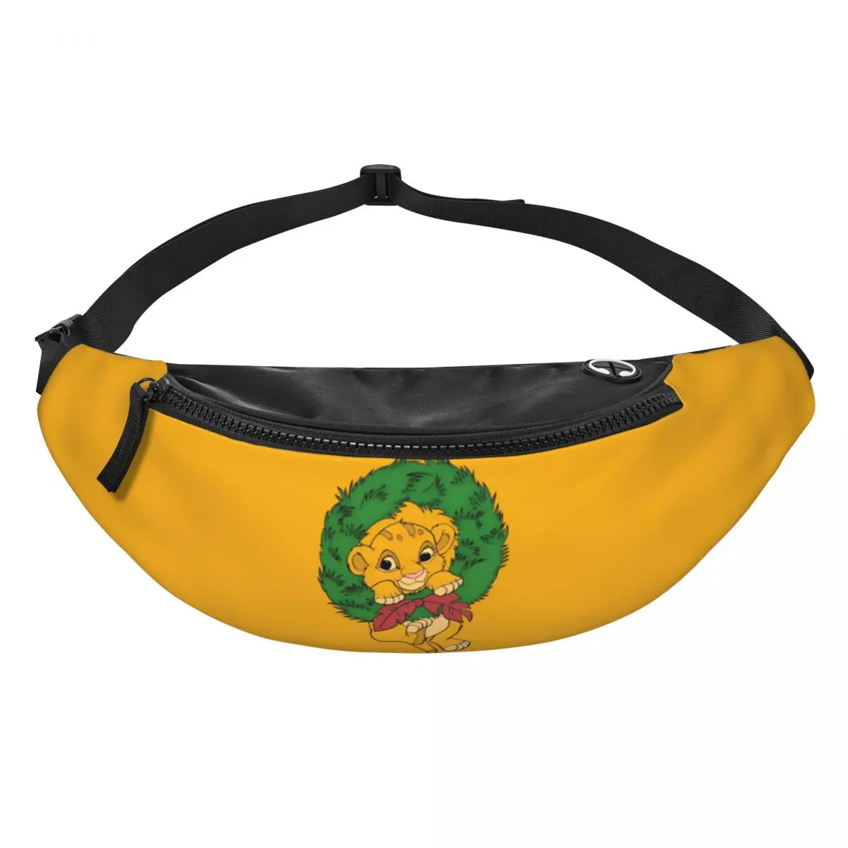 bolsa-de-cintura-personalizada-the-lion-cartoon-k-kings-para-mulheres-e-homens-casual-para-caminhadas-bolsa-para-telefone-e-dinheiro
