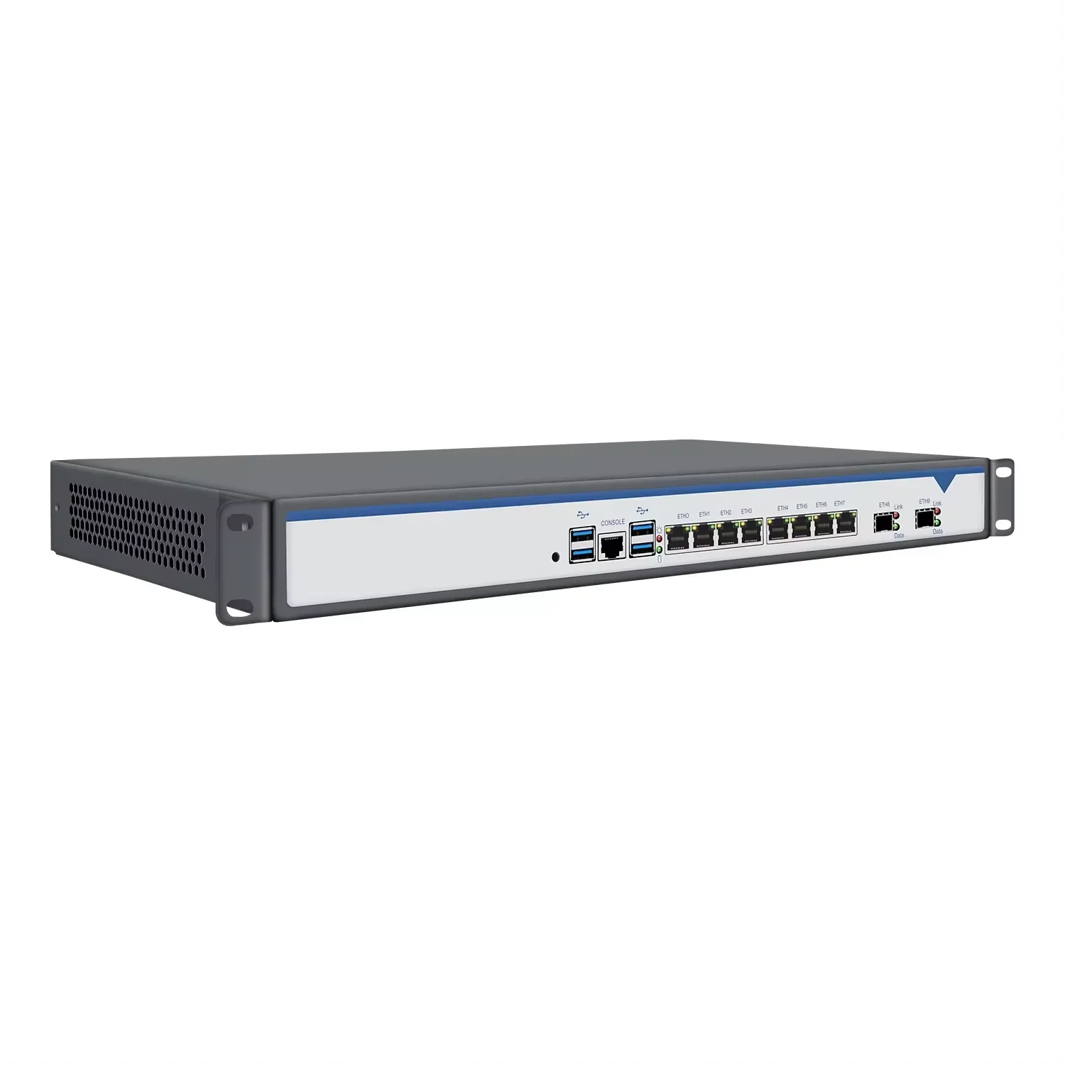 1U Rack Router Server 8 x 2.5GE LGA1700 Core i9 14900 i7 14700 i5 14400 i3 Intel i226 With 2x10G SFP Compatible pfSense OPNsense