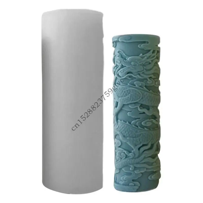 

D0UF Silicone Mold Little Cylindrical Wax Crafts Making Mould for DIY Lovers