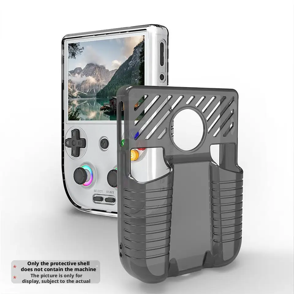 1PC Transparent TPU Protective Case For Anbernic RG406V Handheld