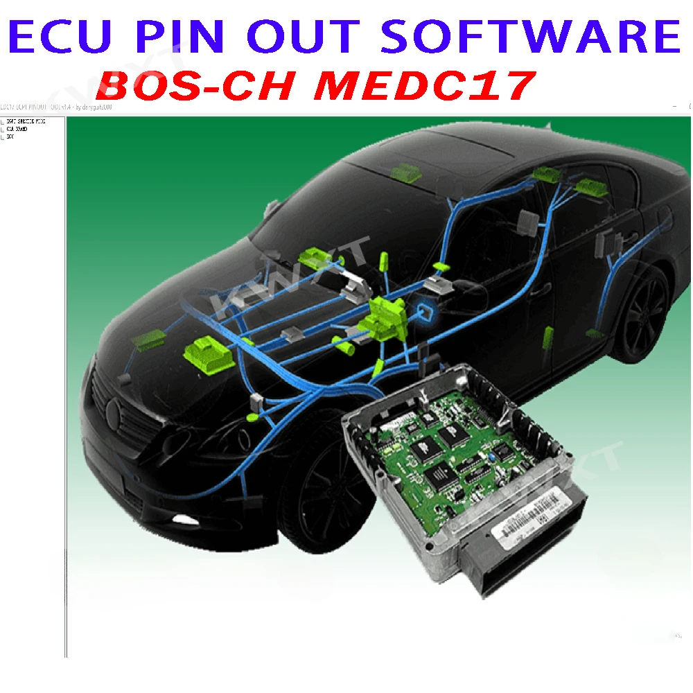 MEDC17 EGPT PINOUT TOOL V1.4 BOS-CH MEDC17 ECU PIN OUT SOFTWARE 2021