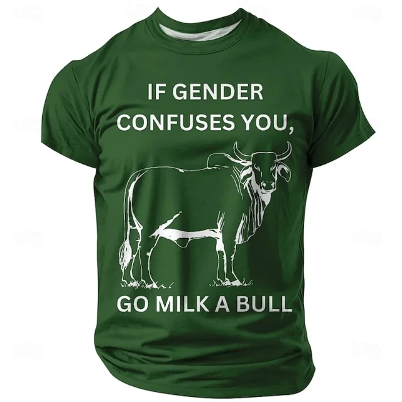 

Funny Slogan Printed T-shirt Personalized Humor Round Neck Short-sleeved Casual Comfortable Daily Short-sleeved Men's Trend Tops