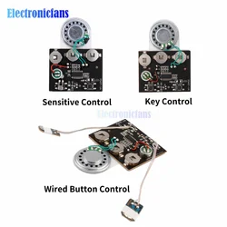 30s Chip Programmer Voice Audio Music Recording DIY Voice Sound Recorder Photosensitive Audio Key Control Music Module Gifts