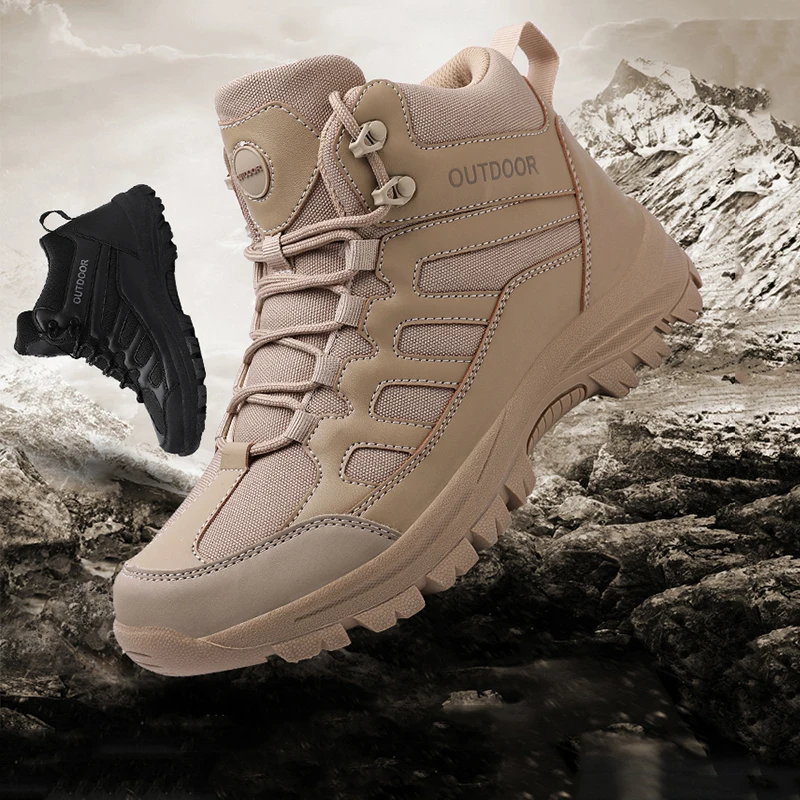 

Мужские уличные походные ботинки, противоскользящая износостойкая походная обувь, удобные высококачественные кроссовки, мужская дышащая повседневная обувь