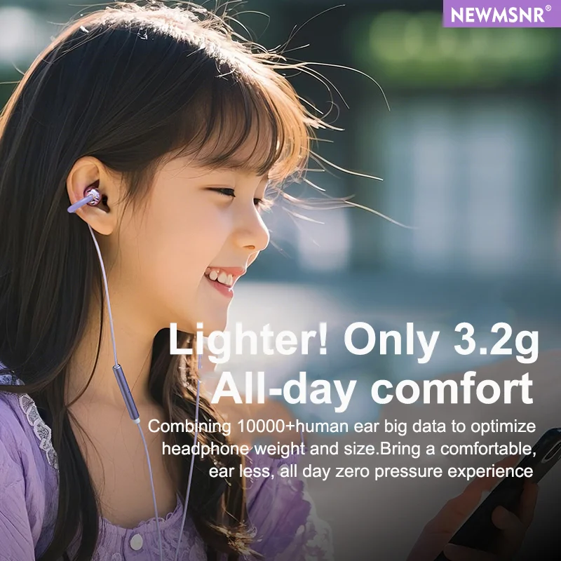 كليب على نوع C & 3.5 مللي متر سماعات التحكم السلكية HIFI الصوت سماعات أذن رياضية Handfree سماعات الألعاب سماعات في HD هيئة التصنيع العسكري لسامسونج #4