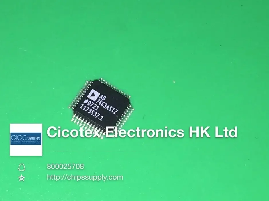 

AD7663ASTZ LQFP48 IC АЦП 16 бит CMOS 48-LQFP