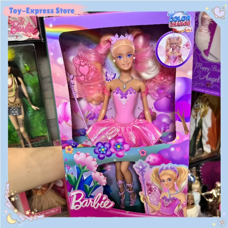 

Кукла Барби, игрушки, красочные мечтательные бабочки, фея, игровой домик, игрушки, кукла Барби, принцесса, игрушки для девочек, детский подарок на день рождения