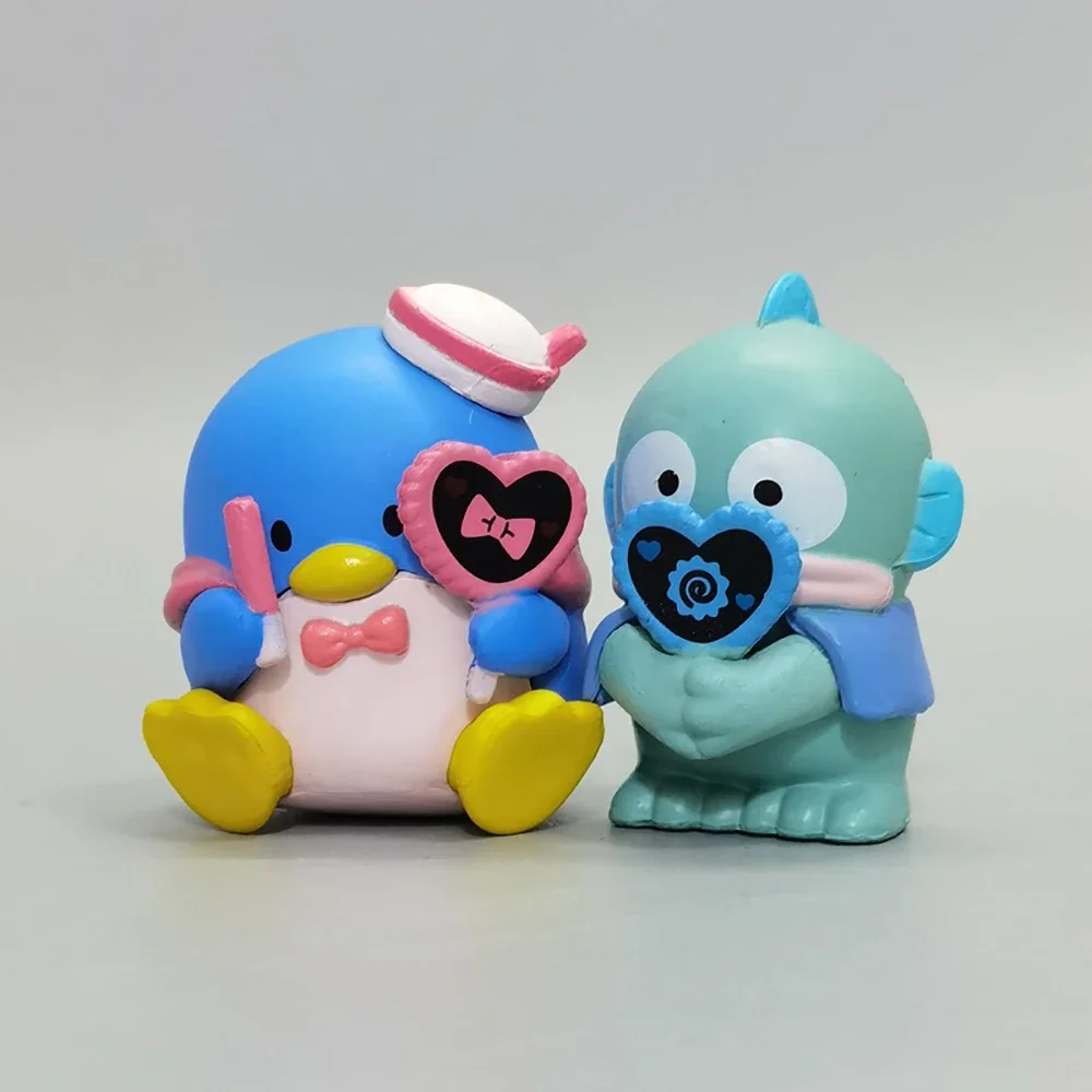 Sanrio 4Cm Pochacco Figure BadBadtz-maru KEROKERO KEROPPI Anime Kawaii słodka zabawka kolekcja materiałów pcv prezenty dla dzieci