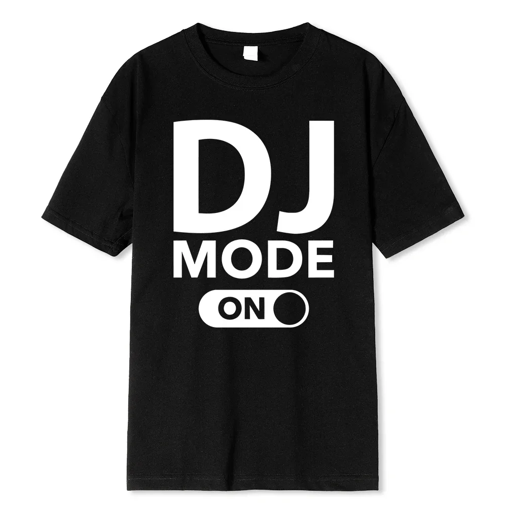 Dj Mode T-shirt Men Women O-Neck Streetwear Breathable Harajuku Graphic Cute Oversized Vintage Printed Daily Casual Unisex Tees