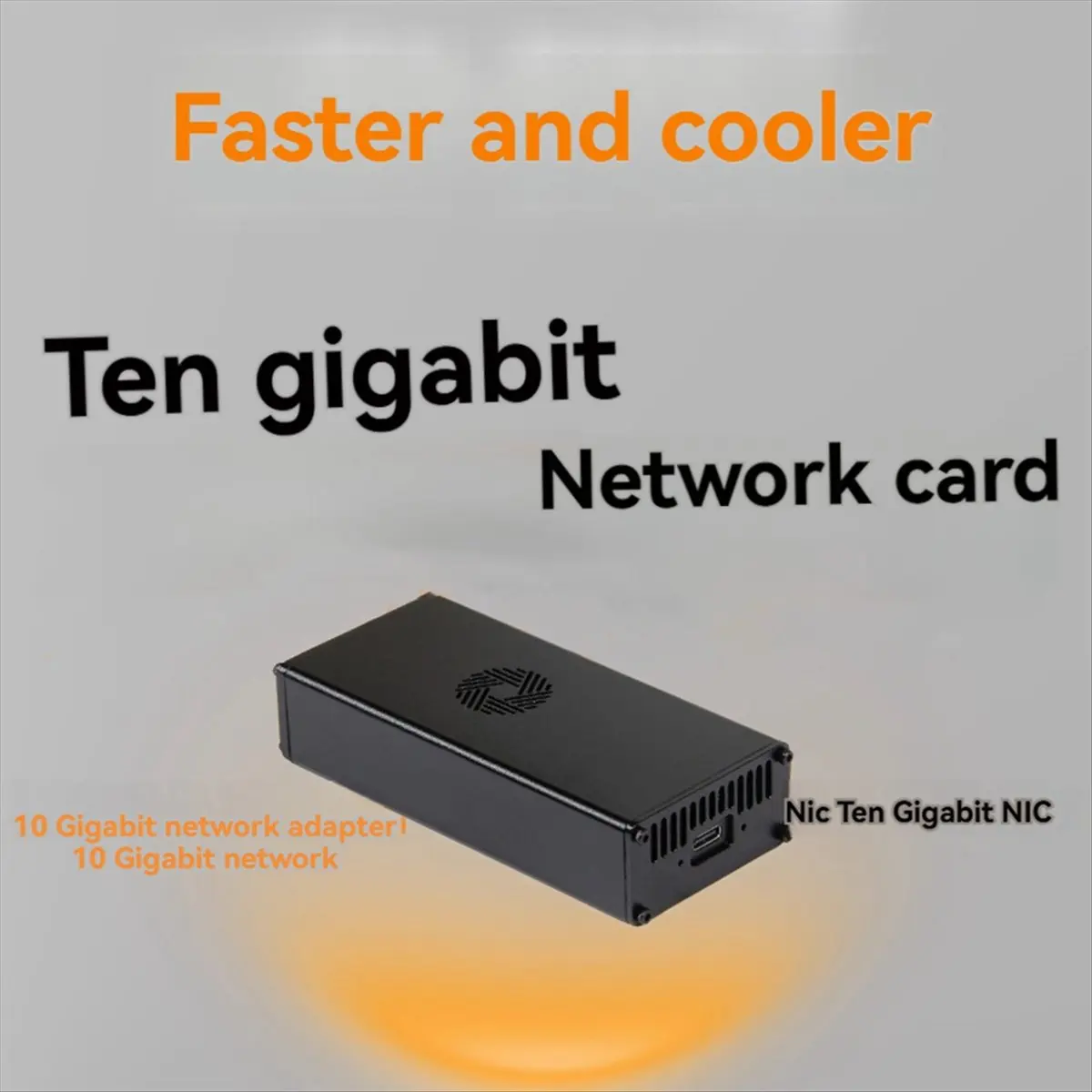 

(A26M) USB4 10G Network Card 10-Gigabit Ethernet Metal Thunderbolt 10G Network Card Plug and Play