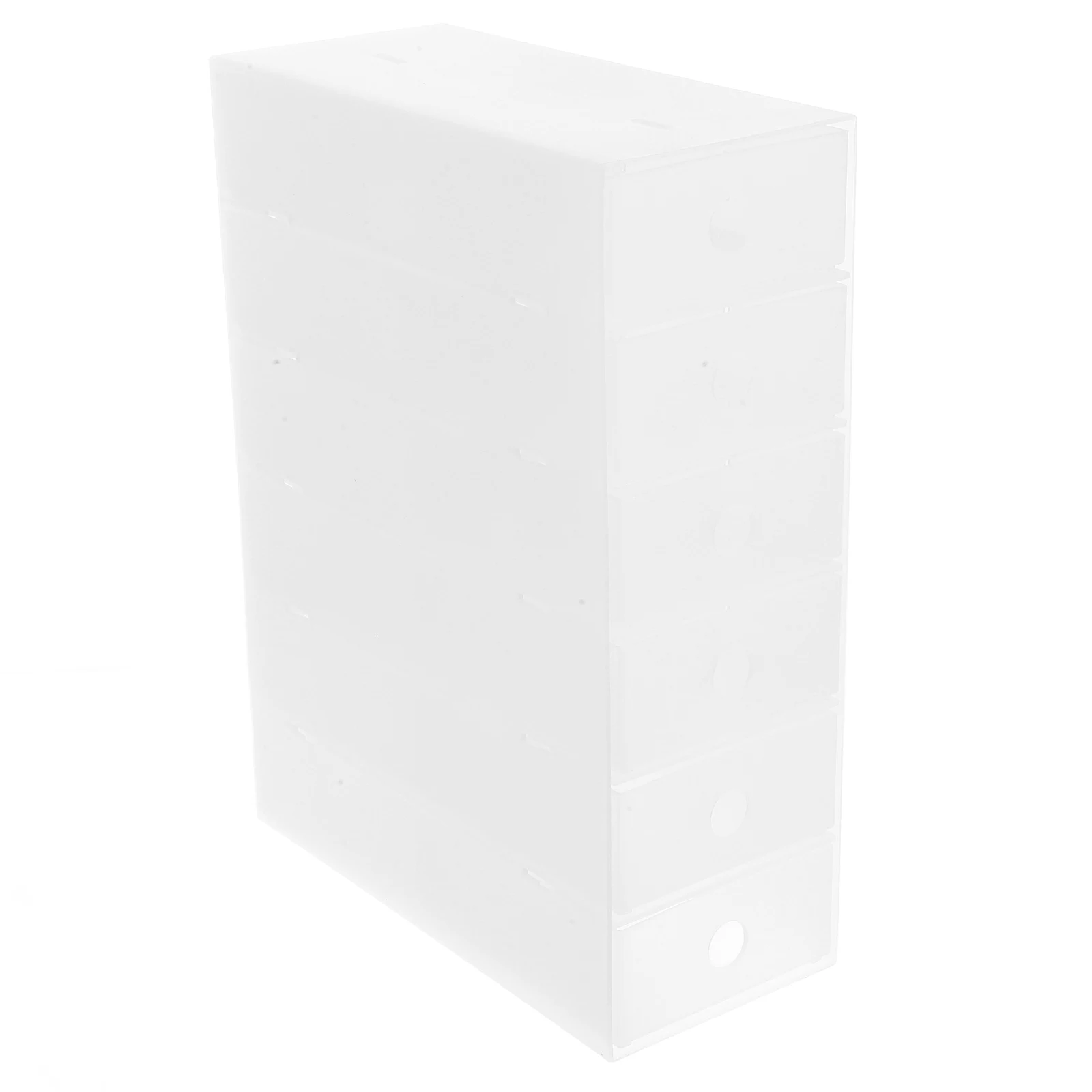 

Plastic Drawer Storage Box Small ganizer Cabinet Transparent Bins Sturdy Build Easy Stationery