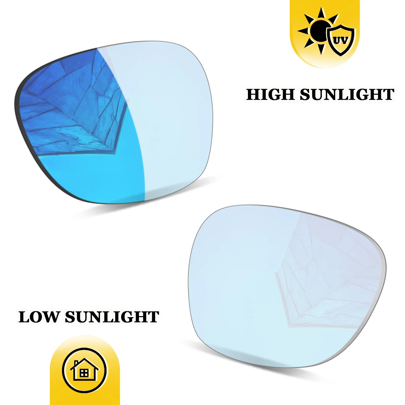 

Photochromic Premium Replacement Lenses for Meta Wayfarer (Gen1) RW4006 (Gen2) RW4012 50mm AI Glasses – Non Polarized