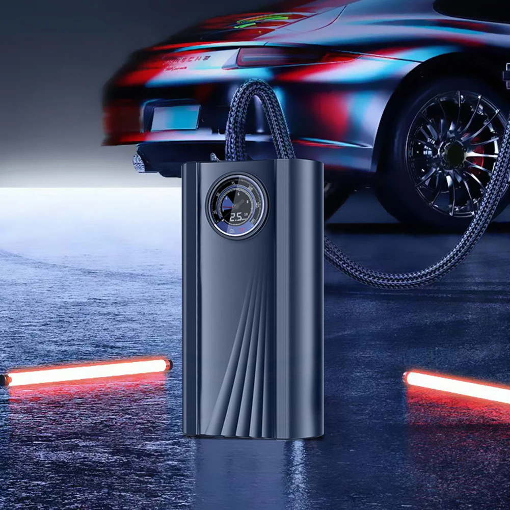 

12V Electric Air Compressor High Precision Portable Tyre Inflator Cigarette Lighter Electronic Inflatable Pump for Car Auto
