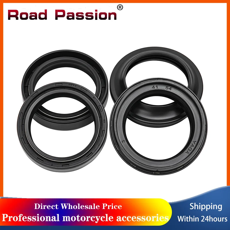 41*54*11 Motorcycle Front Fork Damper Oil  Dust Seal For Honda ST1100 VTR1000 XR250 350 XL600 650 700 VTX1300 VT750 VFR400 800
