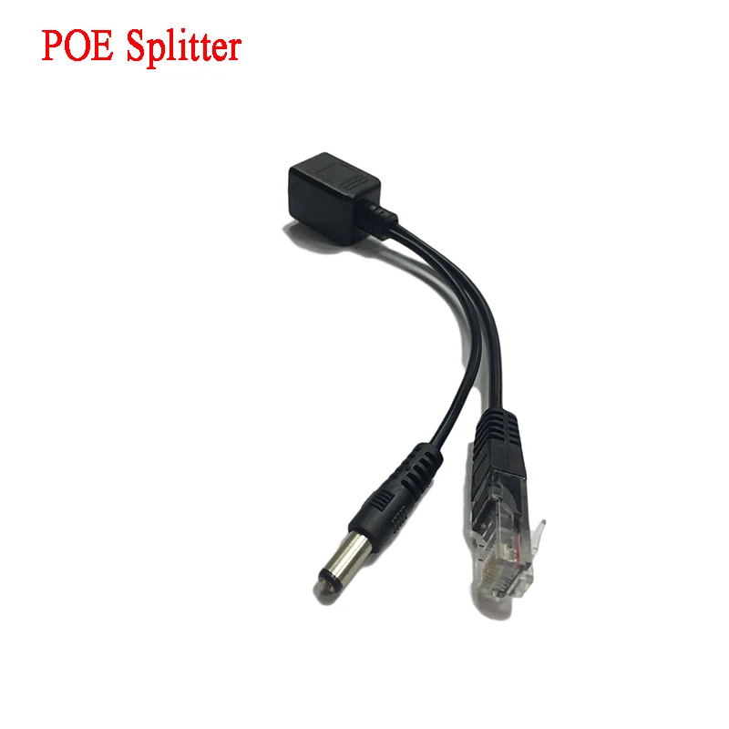 1 Set Poe Converter Poe Power Supply Cable Ethernet Adapter Poe Splitter Rj45 Injector Power Supply Module For Ip Cameras