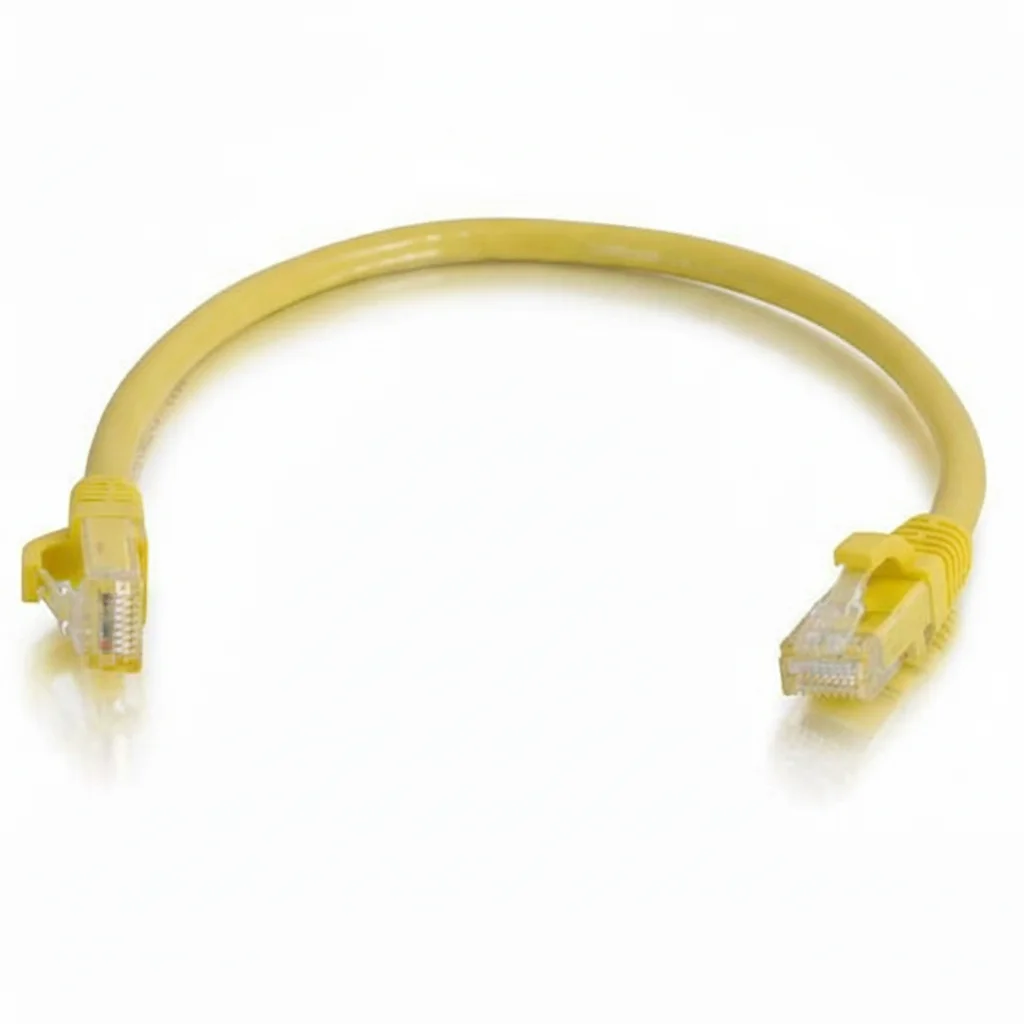 

C2G 757120040088 4-футовый сетевой патч-кабель Ethernet CAT6 — желтый — RJ-45 «папа» — RJ-45 «папа» — Snagless — — как новый в употреблении