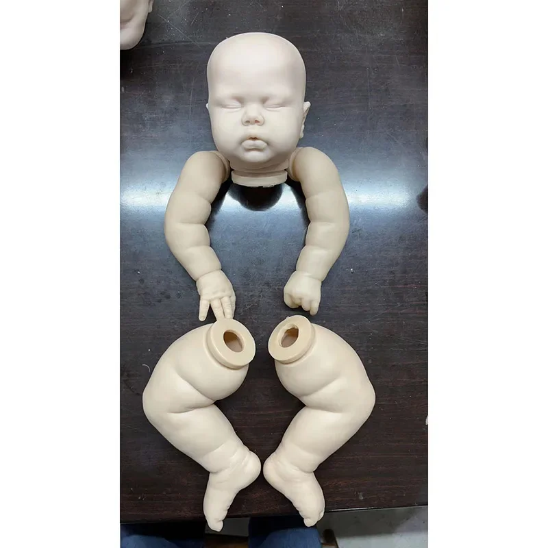 New Arrival 25Inch Unpainted Huge Size Reborn Doll Kit Pickle Fresh Color Soft Touch with Cloth Body DIY Doll Parts