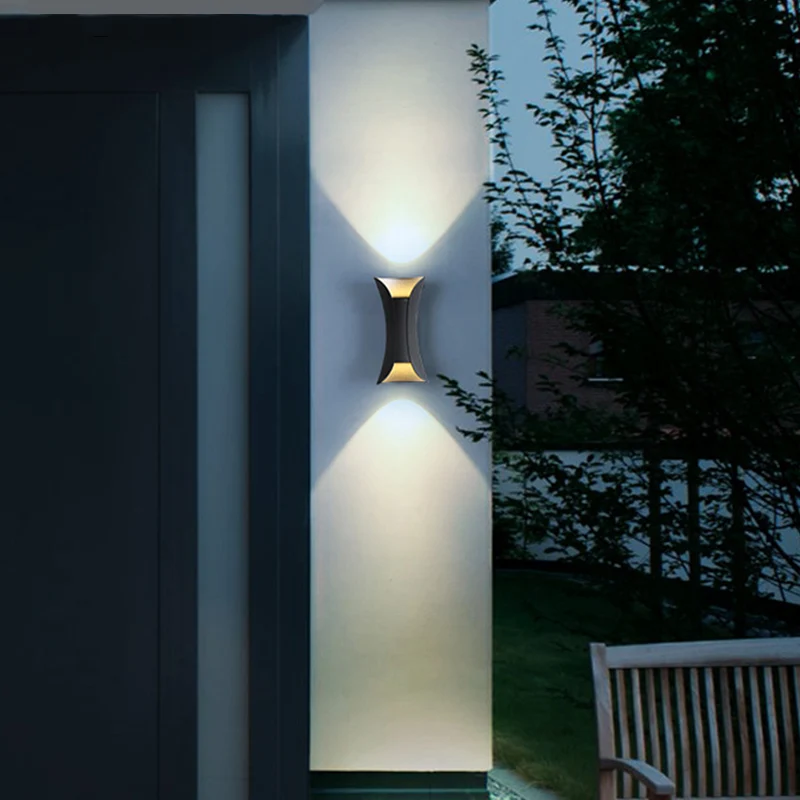 Imagem -04 - Impermeável Alumínio Led Wall Light Lâmpada de Parede de Jardim Corredor Interior Decoração da Sala Iluminação do Quarto Ip65 6w 10w